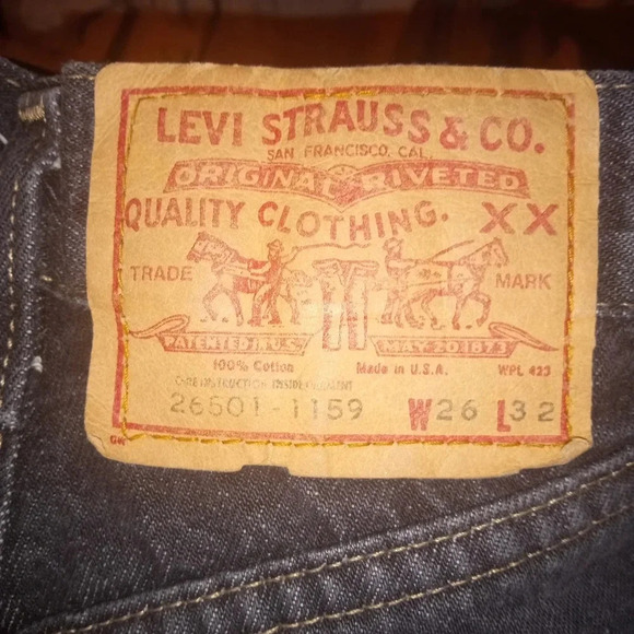signature by Levi Strauss gold label black button up jeans w26 L32 - Picture 2 of 4